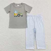 Tractor Plaid pants set